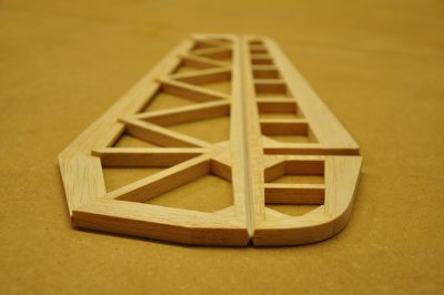 The beveled hinge line.